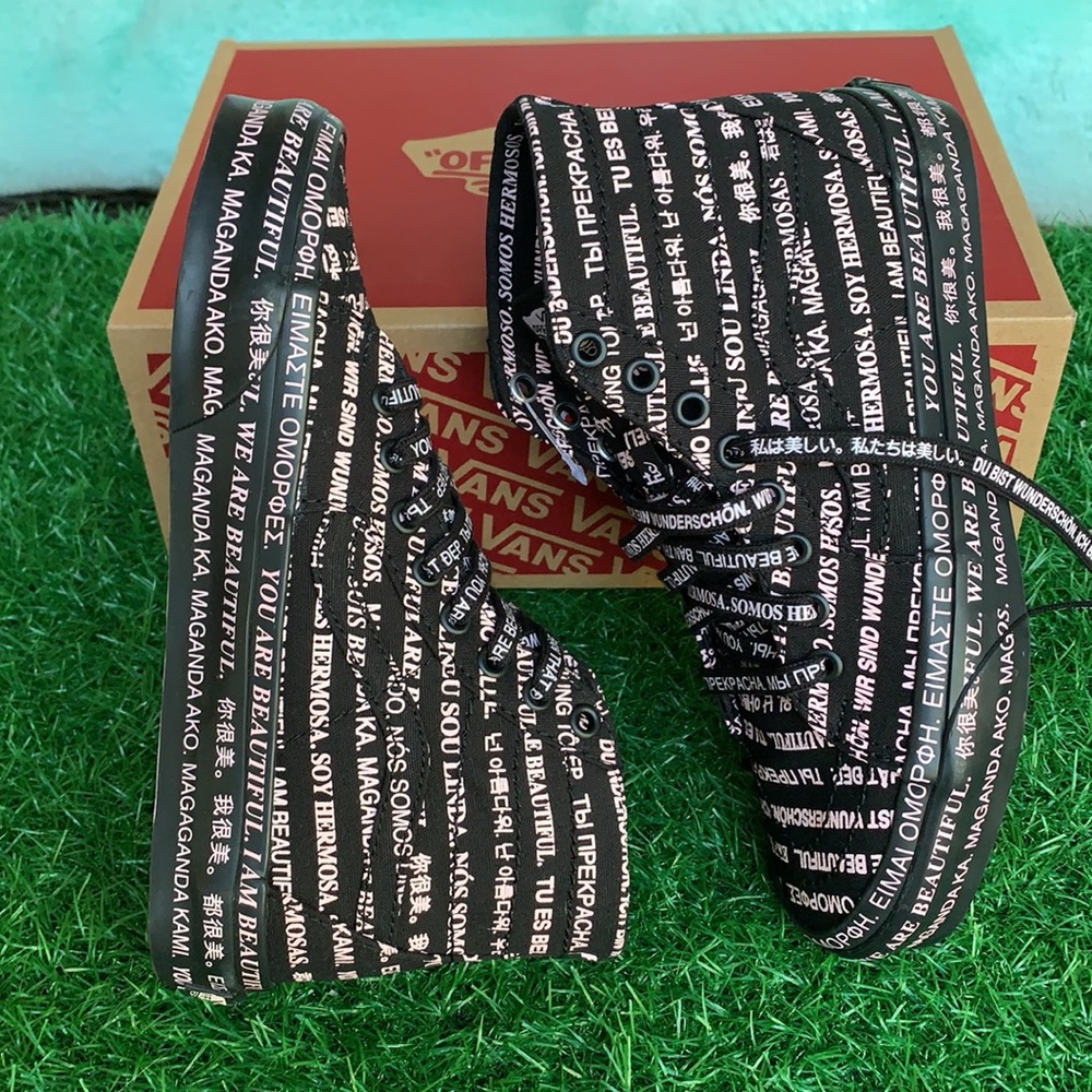 VANS SK8-Hi TAPERED WE ARE BEAUTIFUL Blk/Blk WMNS - Picture 6 of 16